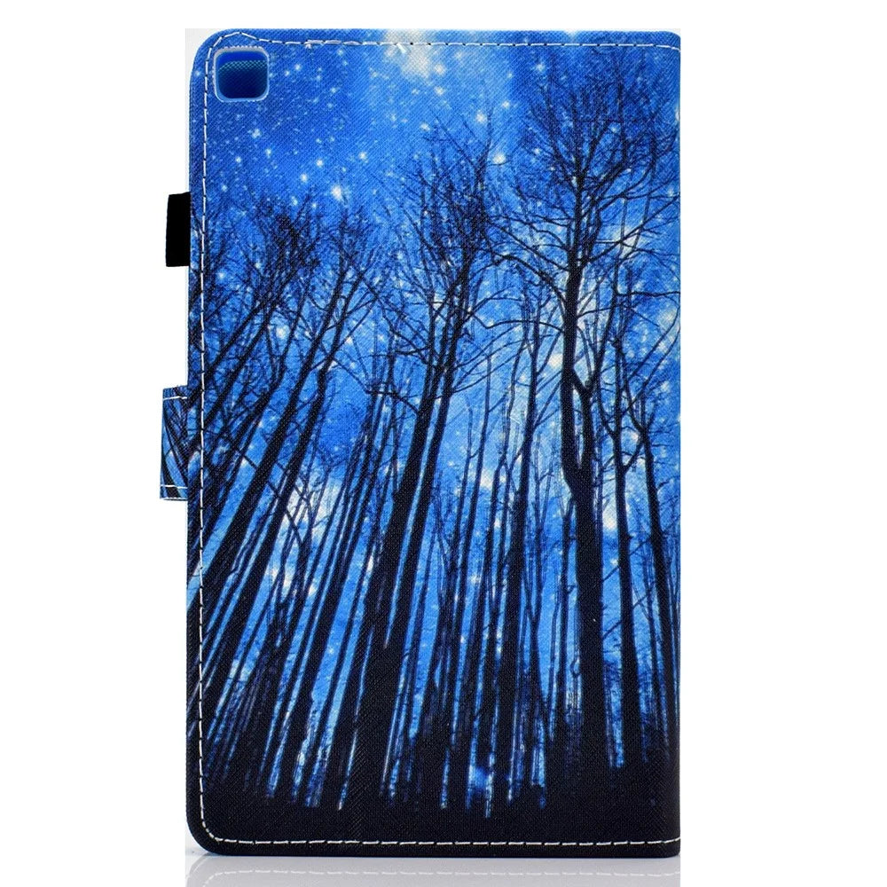Pattern Printing Design Leather Full Protection Tablet Case for Samsung Galaxy Tab A7 Lite T220 / T225 - Grove - 2