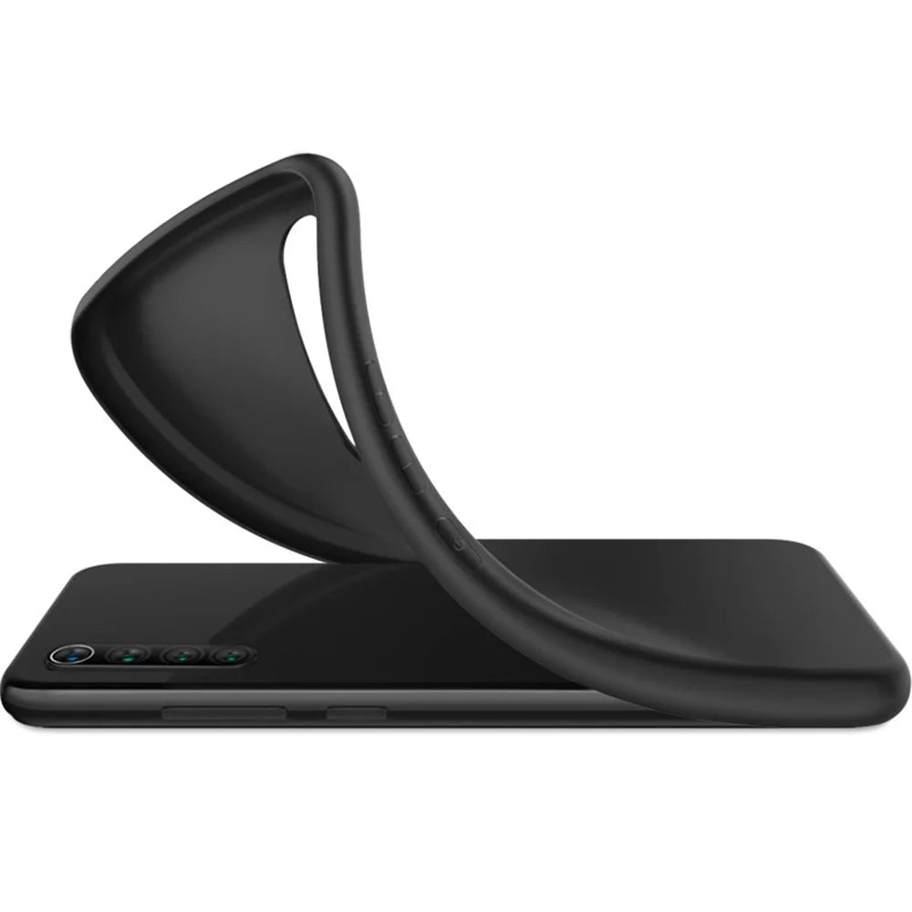 IMAK UC-2 Series Well-Protected Flexible TPU Phone Case Cover for Samsung Galaxy S21 FE - Black - 7