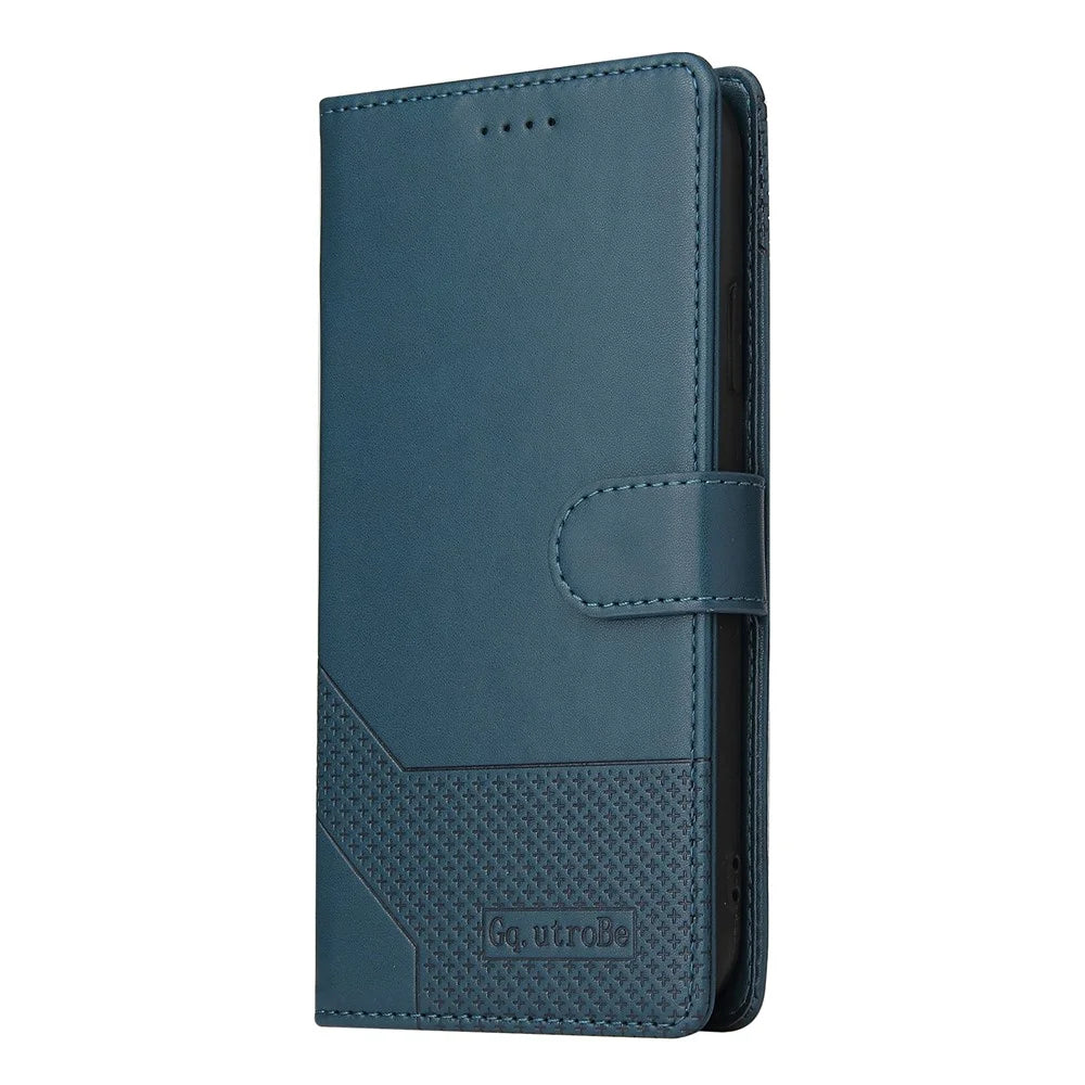 GQ.UTROBE 009 Series Multi-function Card Slot Phone Cover Leather Wallet Phone Case with Stand for Samsung Galaxy A52 5G / A52 4G / A52s 5G - Blue - 2