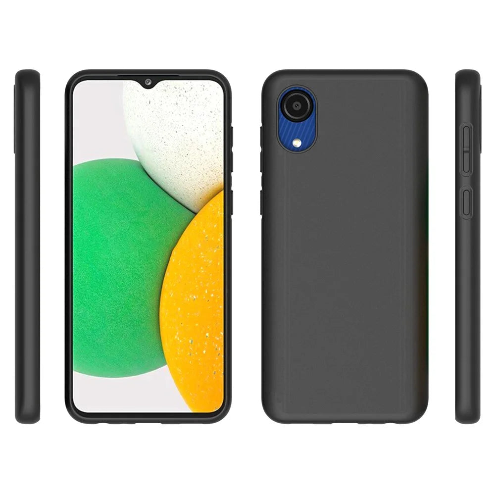 10Pcs/Pack Double-sided Matte Finish Anti-scratch Mobile Phone Case TPU Cover for Samsung Galaxy A03 Core - 7