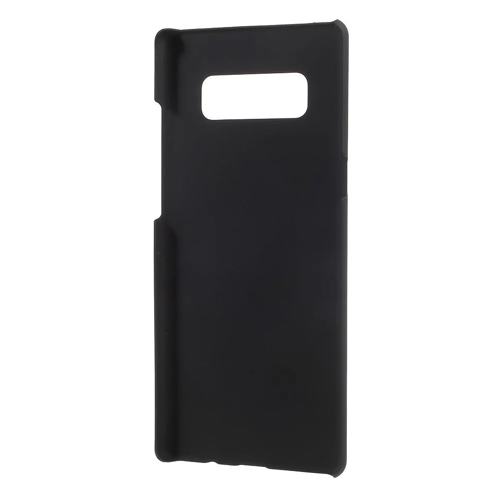 Rubberized PC Hard Shell for Samsung Galaxy Note 8 - Black - 3