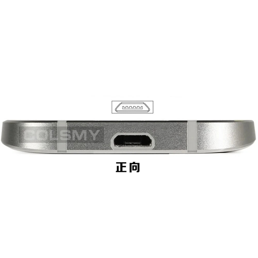 Universal Micro USB Plug Qi Wireless Charging Receiver Pad for Android Phones (Narrow-interface Up) - 2