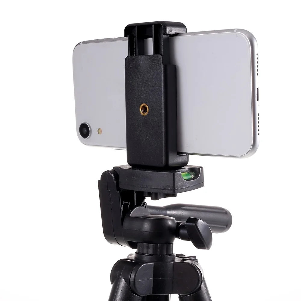 3110 Aluminum Adjustable Tripod Holder with Phone Clamp, Clamp Width: 57-83mm - 4