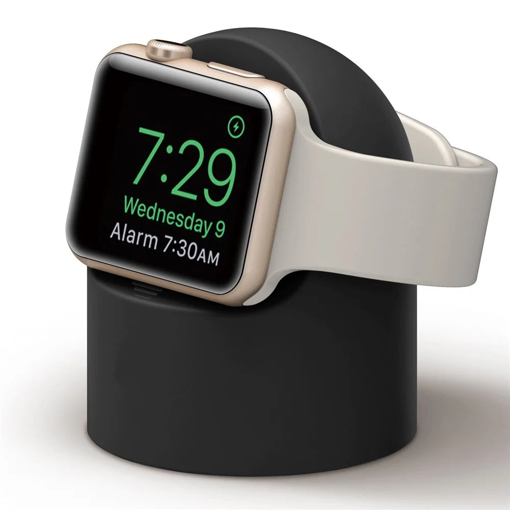 Watch Stand Holder Charger Display for Apple Watch Ultra 49mm / 8 / 7 45mm / 41mm / 6 / 5 / SE / 4 44mm / 40mm / 3 / 2 / 1 42mm / 38mm - Black - 1