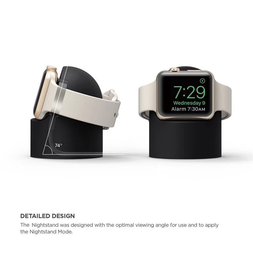 Watch Stand Holder Charger Display for Apple Watch Ultra 49mm / 8 / 7 45mm / 41mm / 6 / 5 / SE / 4 44mm / 40mm / 3 / 2 / 1 42mm / 38mm - Black - 5