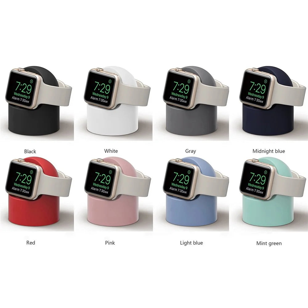 Watch Stand Holder Charger Display for Apple Watch Ultra 49mm / 8 / 7 45mm / 41mm / 6 / 5 / SE / 4 44mm / 40mm / 3 / 2 / 1 42mm / 38mm - Black - 6