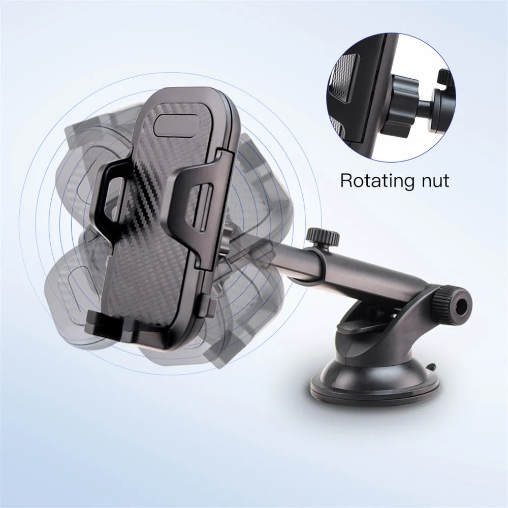 Suction Cup Adjustable Car Phone Holder Stand GPS Mount Bracket Support for 3.5- 6.0 inch Mobile Phone - 5