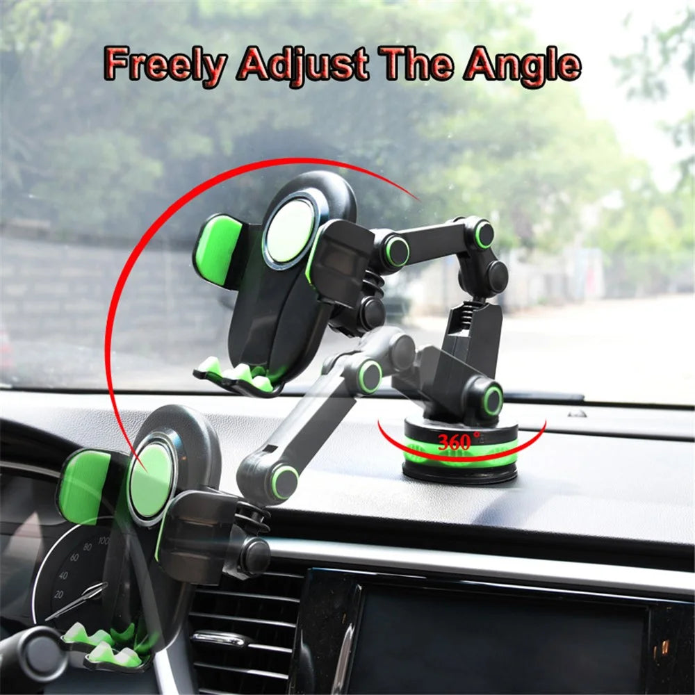 Car Dashboard Windshield Suction Cup Mount 360 Degree Rotation Phone Holder - 6