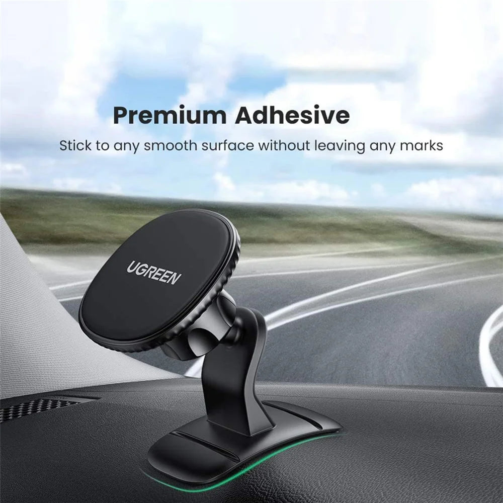 UGREEN N52 Magnetic Dashboard Phone Holder for iPhone Samsung Huawei 360 Degree Adjustable Stand - 7