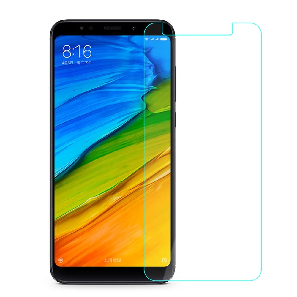 0.25mm Tempered Glass Screen Protector Shield Film for Xiaomi Redmi Note 5 (12MP Rear Camera) / Redmi 5 Plus (China) Arc Edge - 1