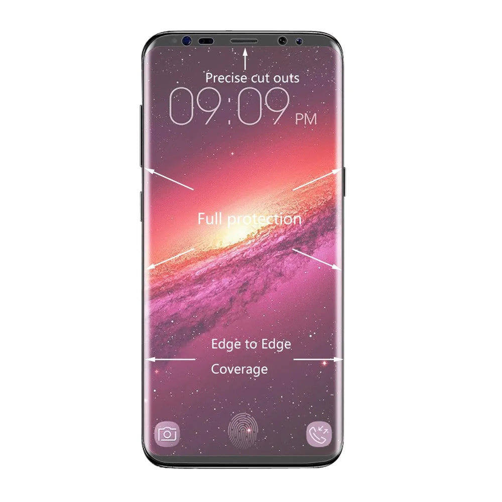 HAT PRINCE Ultra Clear PET Curved Full Coverage Screen Protector Film for Samsung Galaxy S9 G960 - 2