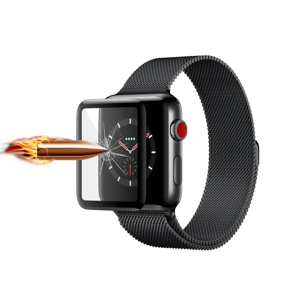3D Curved 0.26mm 9H Tempered Glass Screen Protector for Apple Watch Series 3 / 2 / 1 42mm - 6