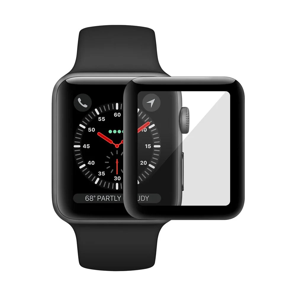 3D Curved 0.26mm 9H Tempered Glass Screen Protector Film for Apple Watch Series 3 / 2 / 1 38mm - 1