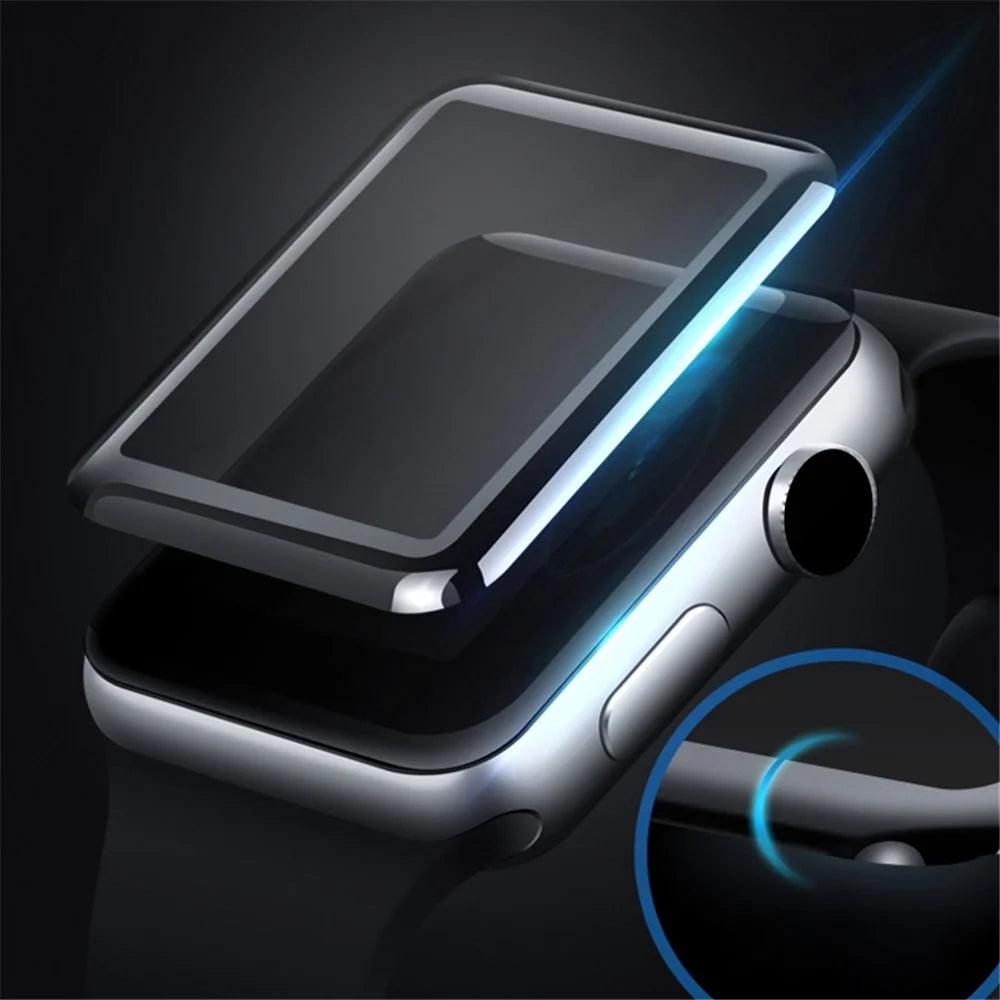 MOCOLO 3D Arc Edge 9H Anti-explosion Tempered Glass Full Screen Protector for Apple Watch Series 4 44mm - 1