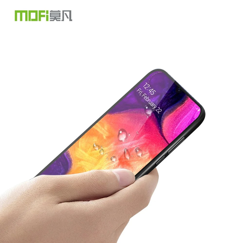 MOFI 3D Curved Tempered Glass Full Screen Covering Shield for Samsung Galaxy M30 / A20 / A50 / A30 - 4