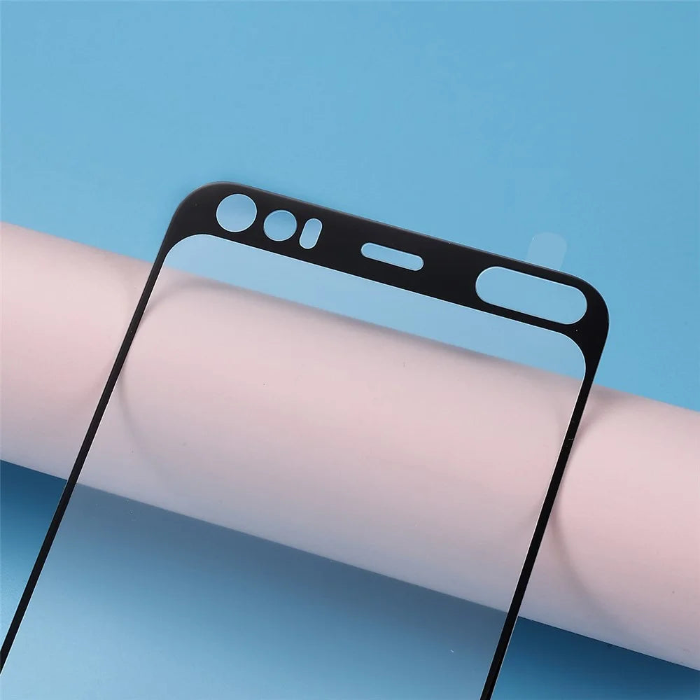 Ultra Clear Curved Full Cover Tempered Glass Protective Screen Film for Google Pixel 4 - Black - 2