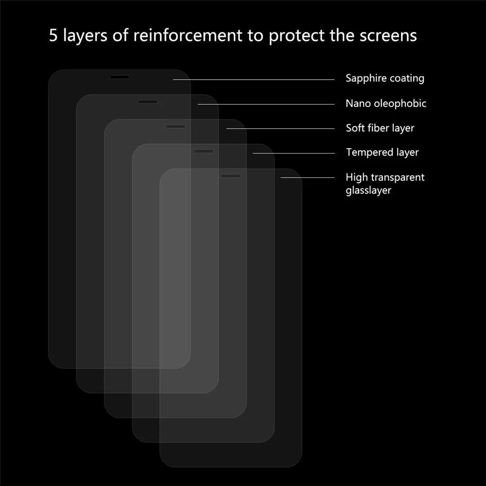 HAT PRINCE 0.26mm 9H 2.5D Arc Edge Tempered Glass Screen Film for iPhone 11 Pro / XS / X - 3