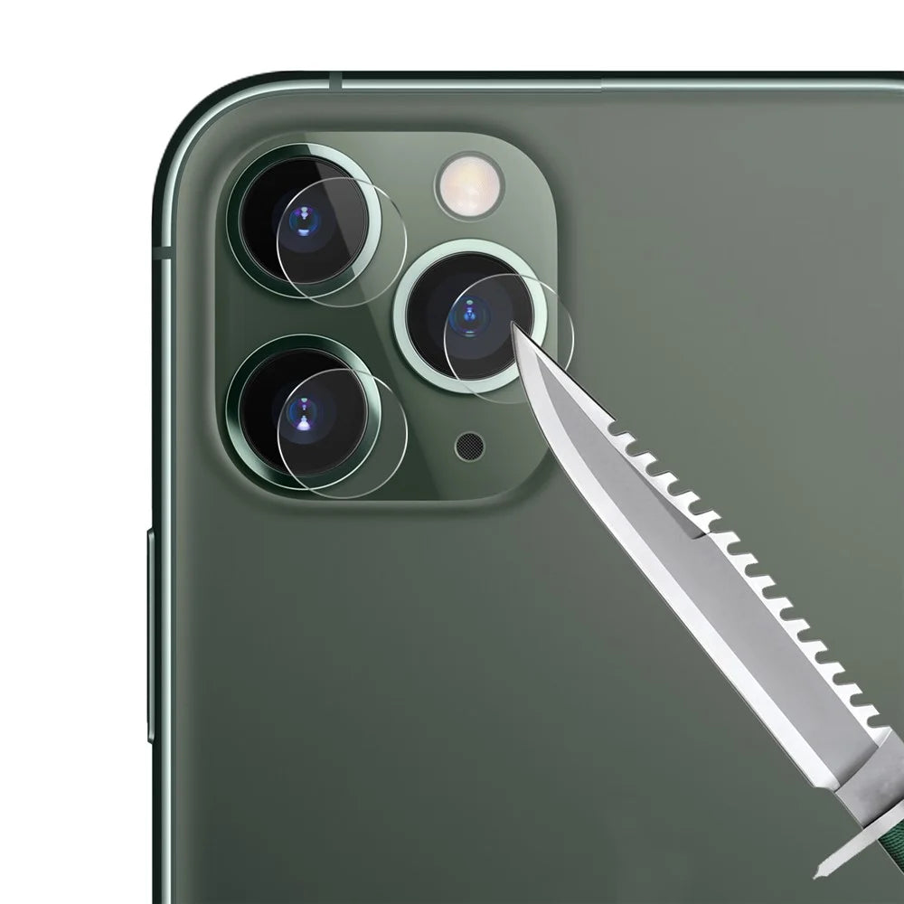 2PCS HAT PRINCE 0.2mm 9H 2.15D Arc Edge Tempered Glass Camera Lens Film for iPhone 11 Pro/11 Pro Max - 3