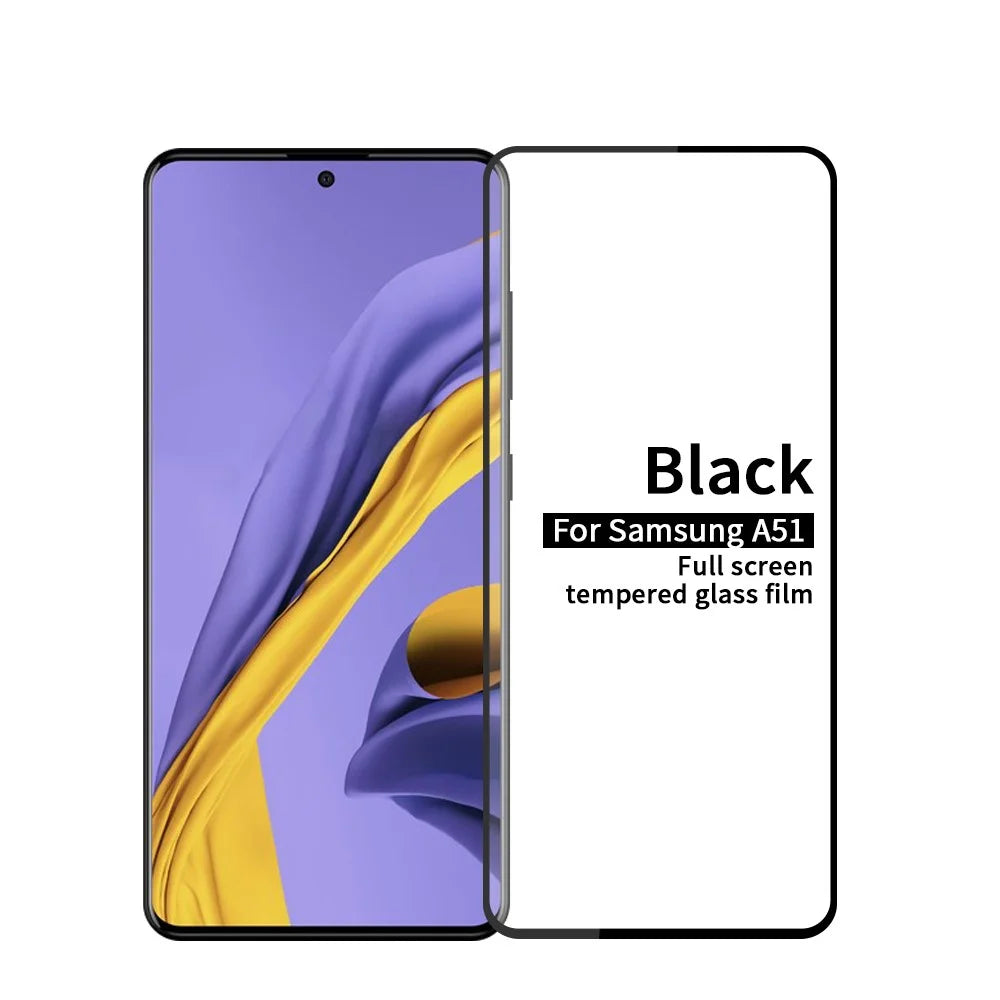 PINWUYO Full Screen Covering Anti-explosion Tempered Glass Guard Film for Samsung Galaxy A51 - 1