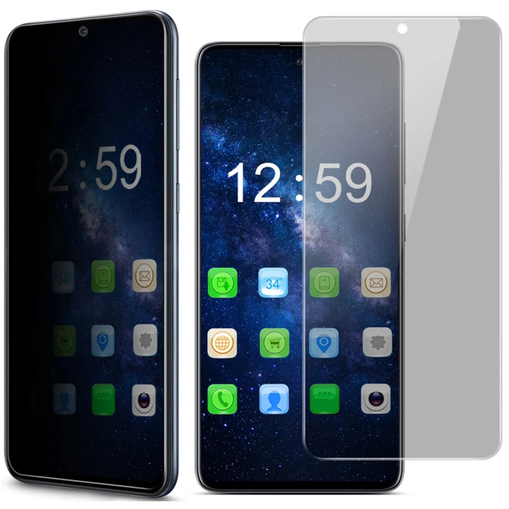IMAK Anti-Peep 9H Tempered Glass Screen Guard Film for Samsung Galaxy A71 - 6