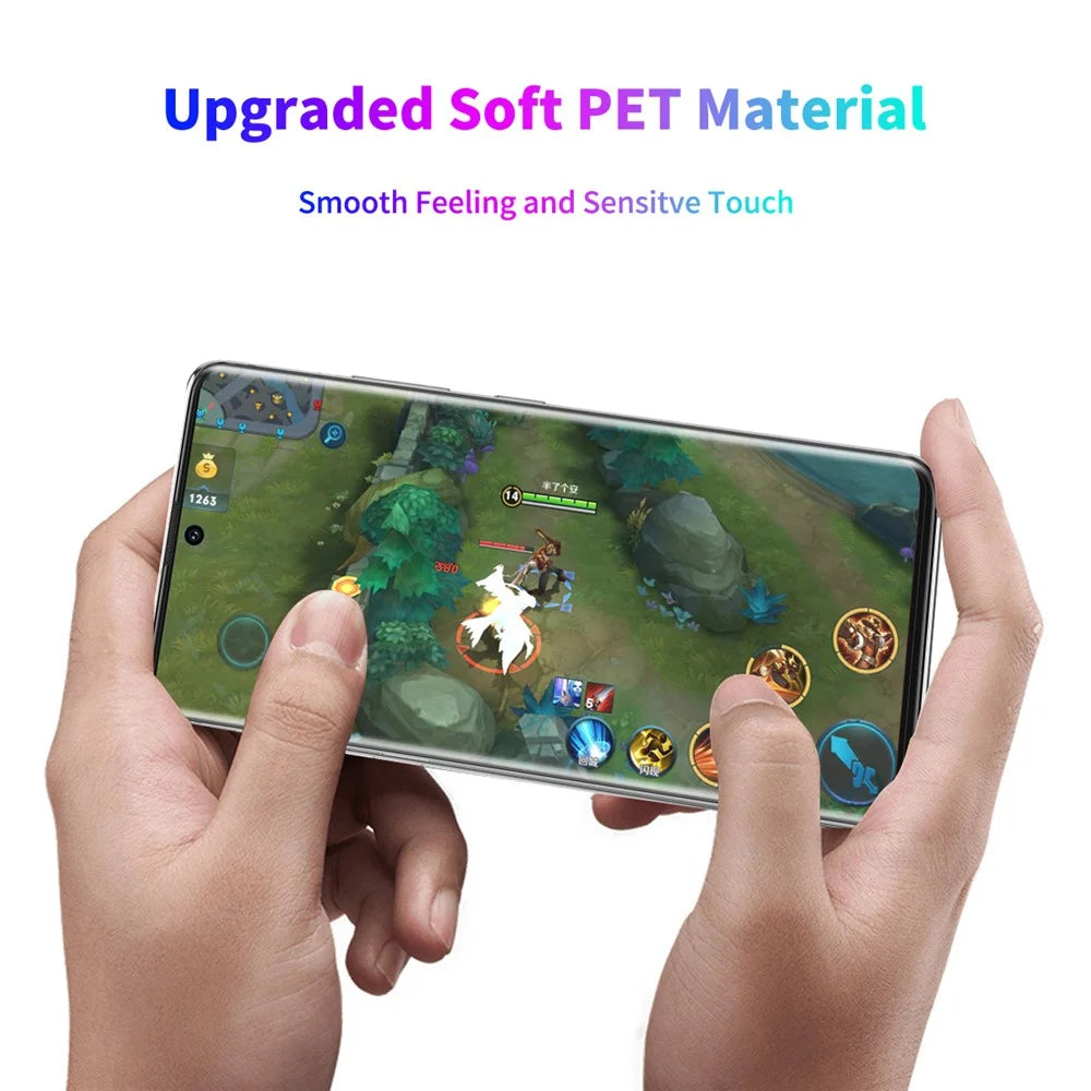 ENKAY HAT PRINCE 3D Full Screen Curved Hot Bending PET HD Screen Protective Film for Samsung S20 Plus - 7
