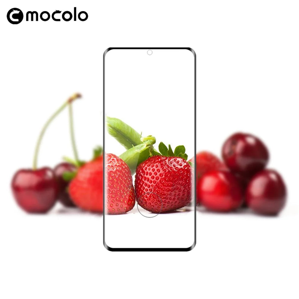 MOCOLO 3D Full Screen Curved Tempered Glass Screen Protector for Samsung Galaxy S20 Plus - 3