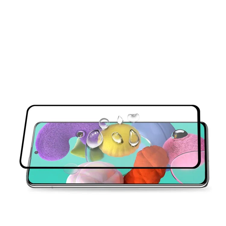 MOCOLO for Samsung Galaxy A51 SM-A515 3D Curved Side Glue Tempered Glass Full Screen Protector Film - Black - 6