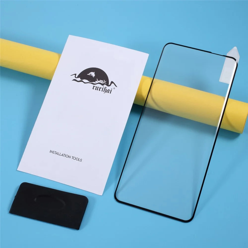 RURIHAI 0.2mm 3D Curved Full Tempered Glass Screen Film for Oppo Find X2 Neo - 6