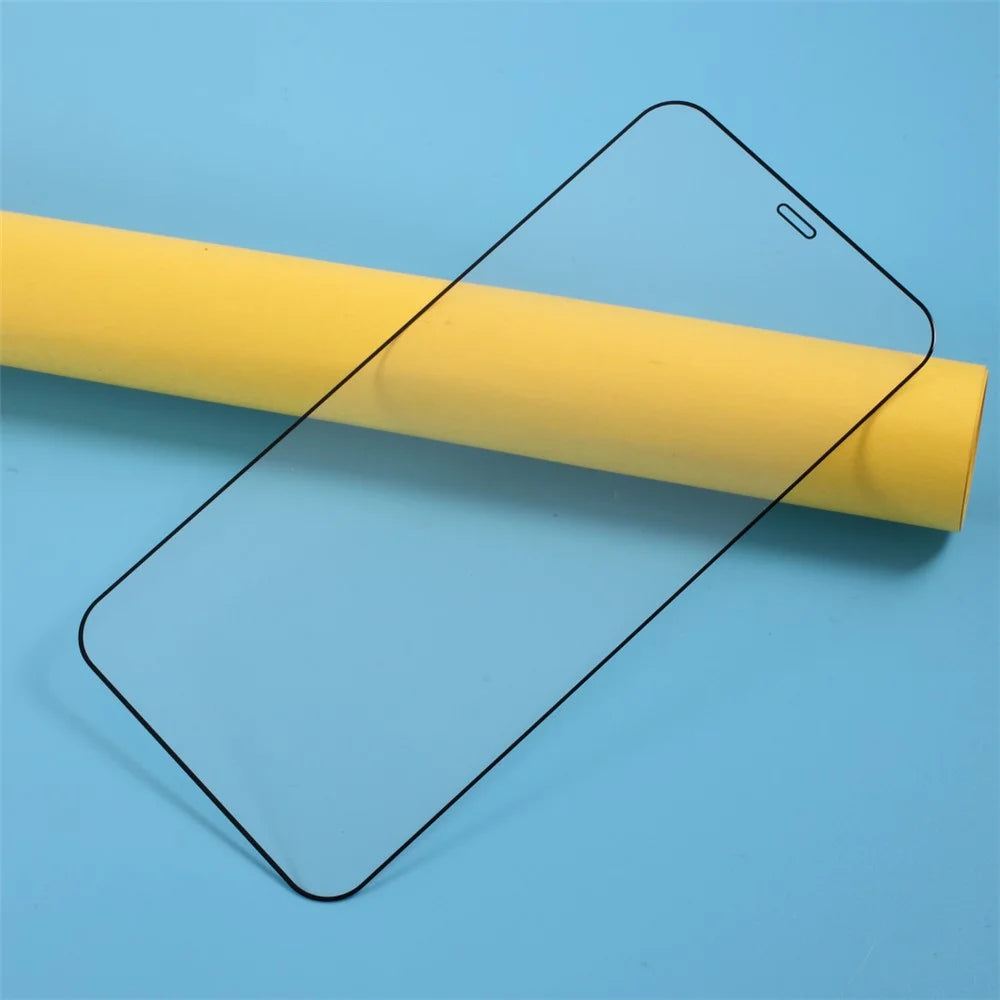 Full Size Silk Printing Anti-fingerprint Tempered Glass Screen Protector for iPhone 12 Pro/12 - 6
