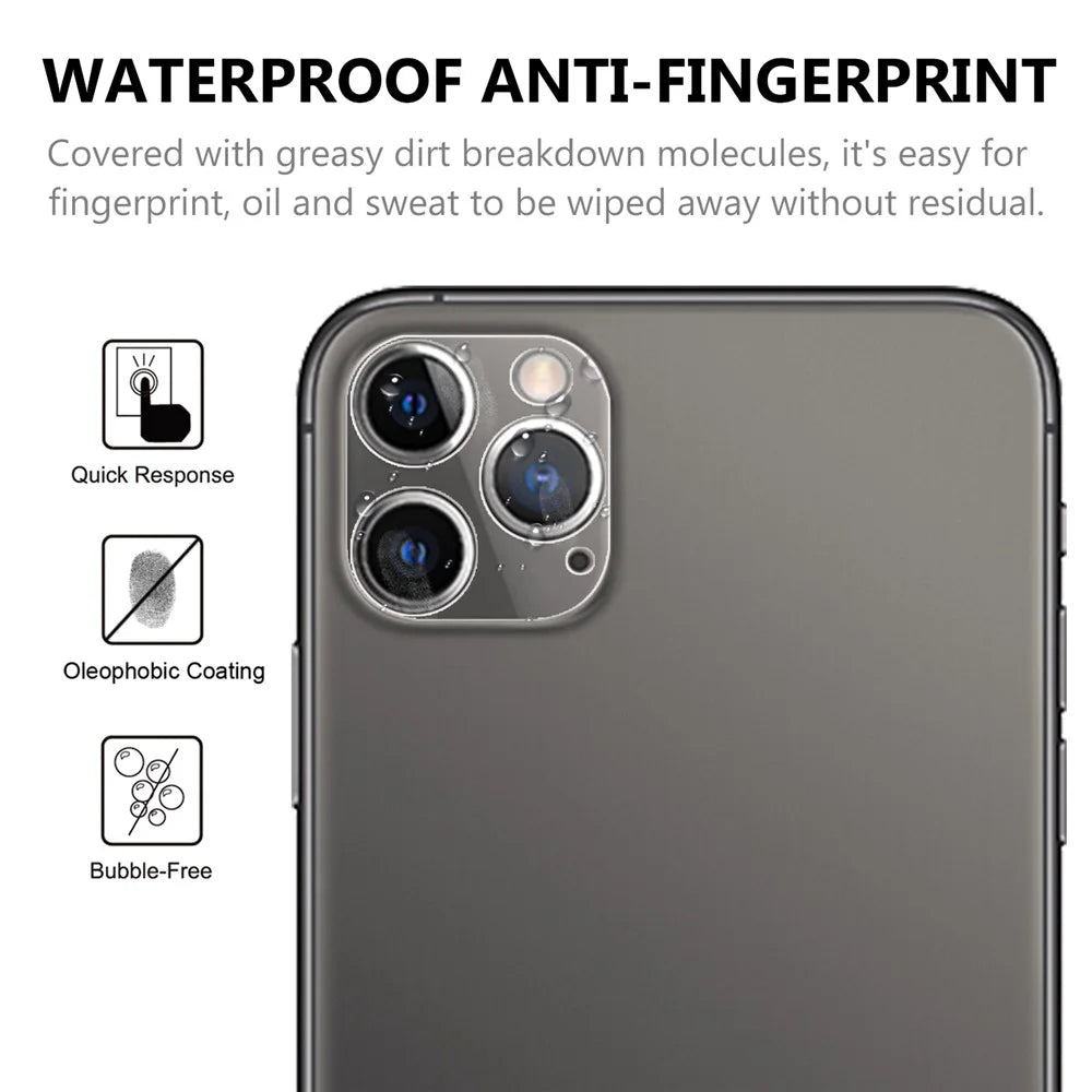 Ultra Clear Scratch-resistant Tempered Glass Camera Lens Protector Film for iPhone 12 Pro 6.1-inch - 4