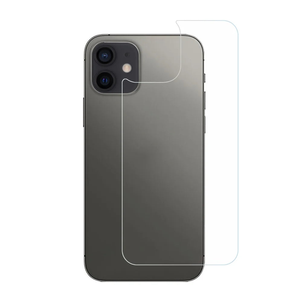 High Quality Arc Edges Tempered Glass Protective Back Film for iPhone 12 mini - 1