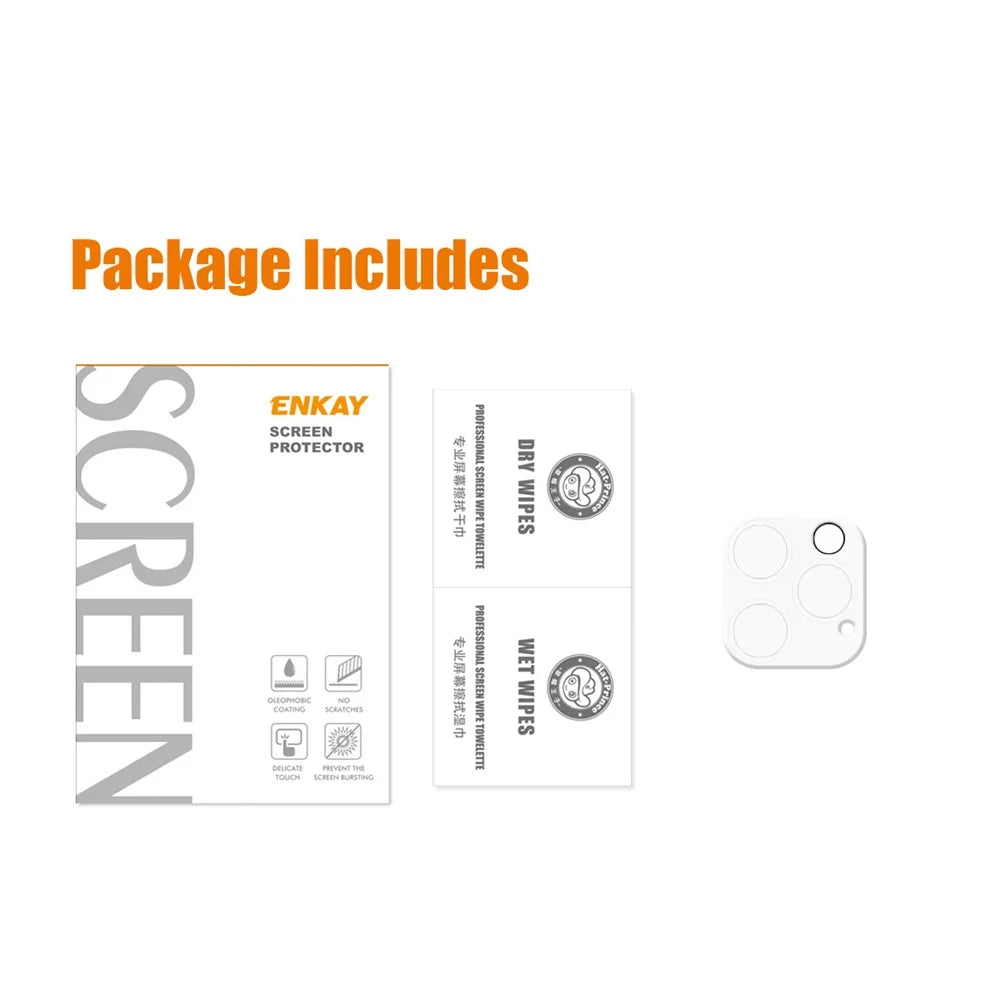 HAT PRINCE ENKAY Tempered Glass Camera Lens Protector Film for iPhone 12 Pro - 6