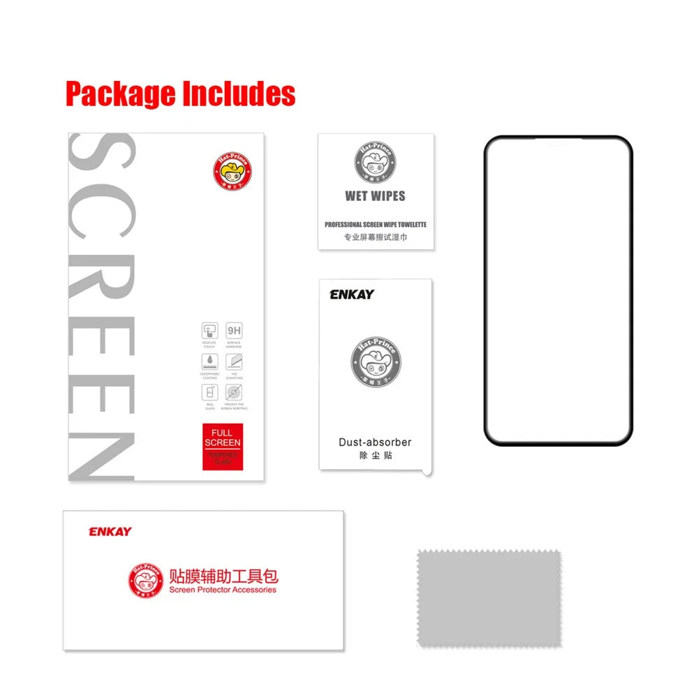 ENKAY Hat-Prince Arc Edge Tempered Glass Film for iPhone 11 Pro Max/iPhone XS Max 6.5 inch - 5