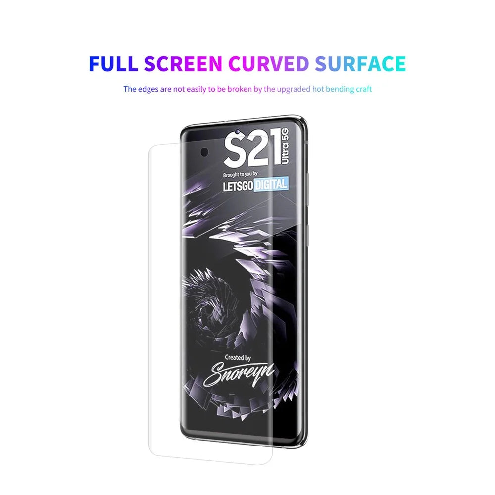 ENKAY HAT PRINCE 3D Full Coverage Curved PET HD Screen Protector Film for Samsung Galaxy S21 Ultra 5G - 2