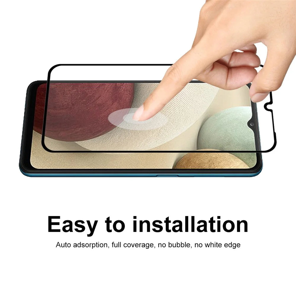 HAT PRINCE 0.26mm 9H 2.5D Full Glue Full Screen Coverage Tempered Glass Screen Protector for Samsung Galaxy A12 - 6