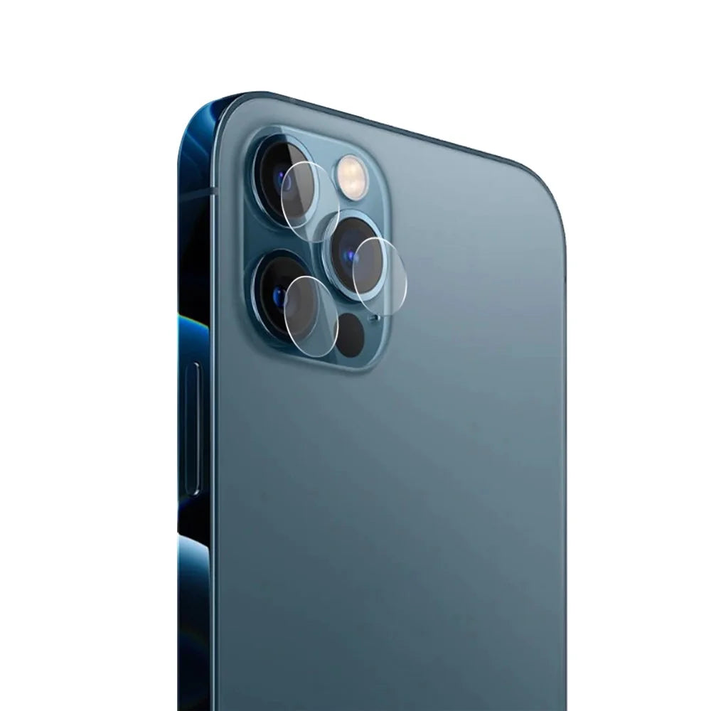 HAT PRINCE 0.2mm 9H 2.15D Arc Edges Tempered Glass Back Camera Lens Film 3Pcs/Group for iPhone 12 Pro Max - 1