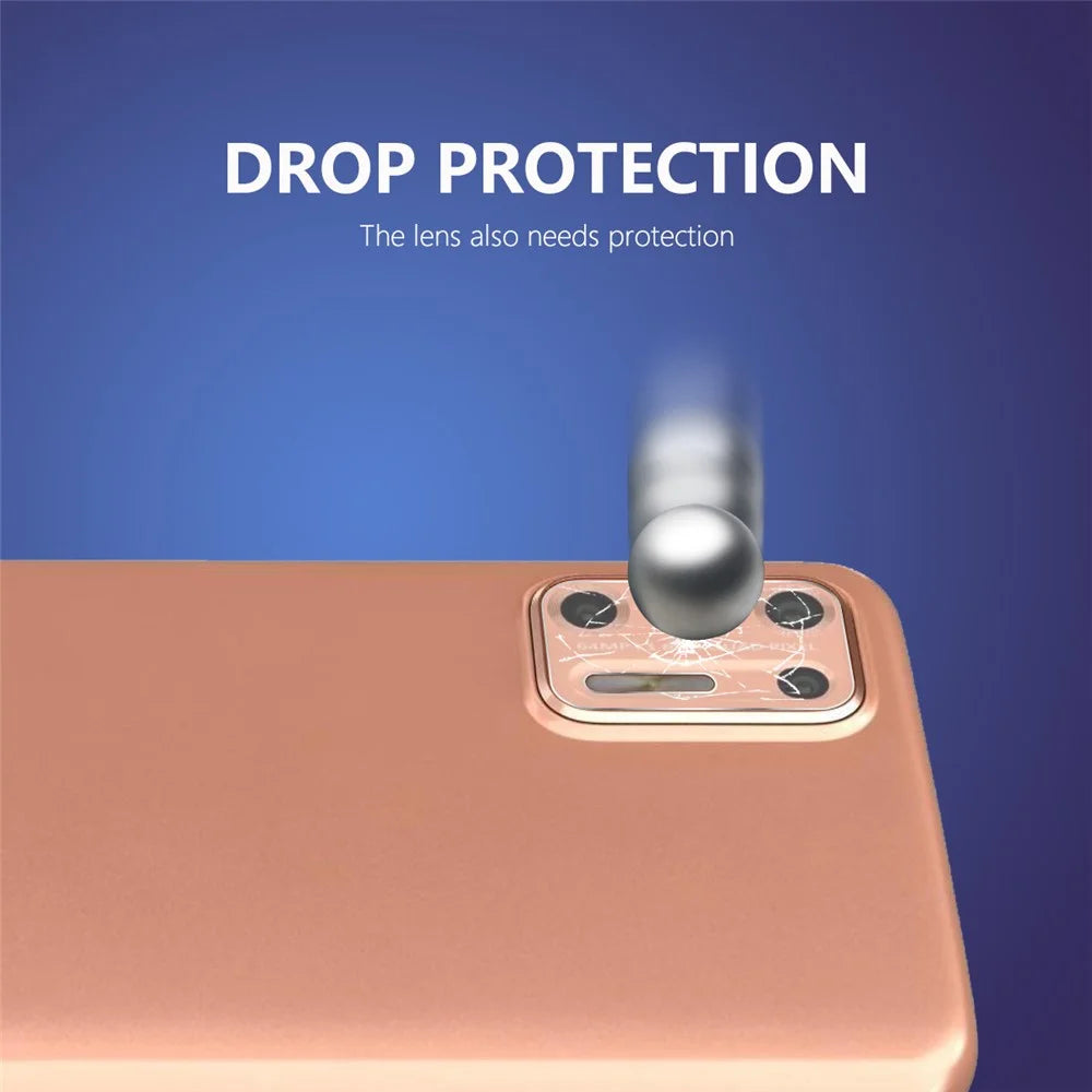 ENKAY HAT PRINCE 2Pcs / Set Anti-Scratch 0.2mm 9H 2.15D Arc Edges Tempered Glass Rear Camera Lens Protector for Motorola Moto G9 Plus - 3