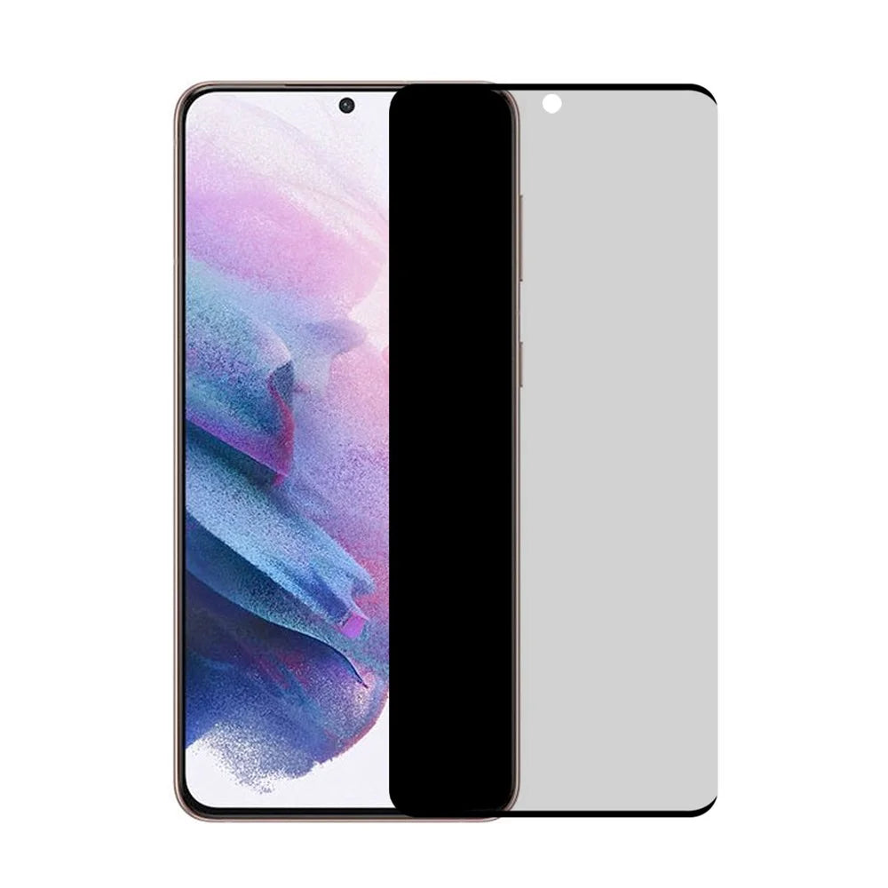 Anti-spy Full Screen Silk Printing Anti-Burst Ultra Clear Tempered Glass Screen Guard Film (Side Glue) for Samsung Galaxy S21 Plus 5G - 1
