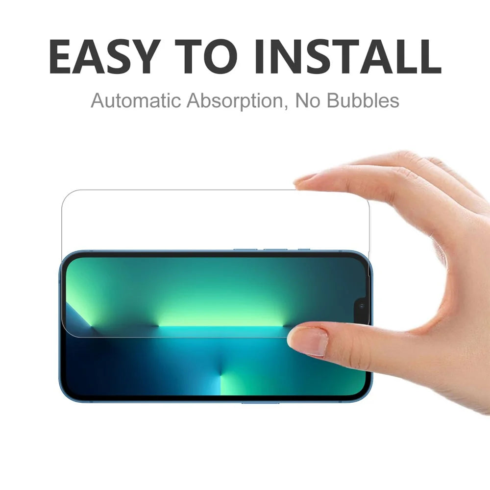 HAT PRINCE 0.26mm 9H Hardness 2.5D Double Defense Premium Tempered Glass Screen Protector for iPhone 13 / 13 Pro / 14 - 6