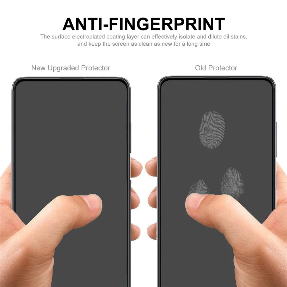 HAT PRINCE 2Pcs / Set Screen Protector for iPhone 13 / 13 Pro / 14, Full Coverage Full Glue 0.26mm Anti Scratch 2.5D Edge 9H Hardness Tempered Glass Film - 4