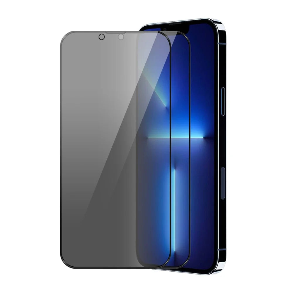 ENKAY HAT PRINCE 2Pcs / Set Complete Covering 28° Anti-spy Tempered Glass Screen Protectors Films for iPhone 13 Pro Max / 14 Plus - 1