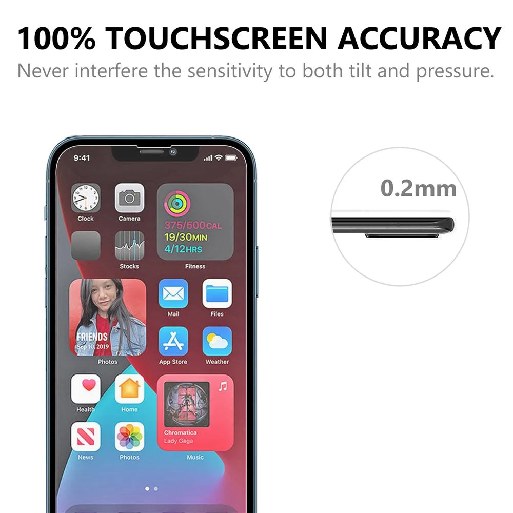 Anti-Scratch 9H Hardness 2.5D Anti-Fingerprint Camera Lens Protector + Clear Tempered Glass Film for iPhone 13 Pro Max 6.7 inch - 4