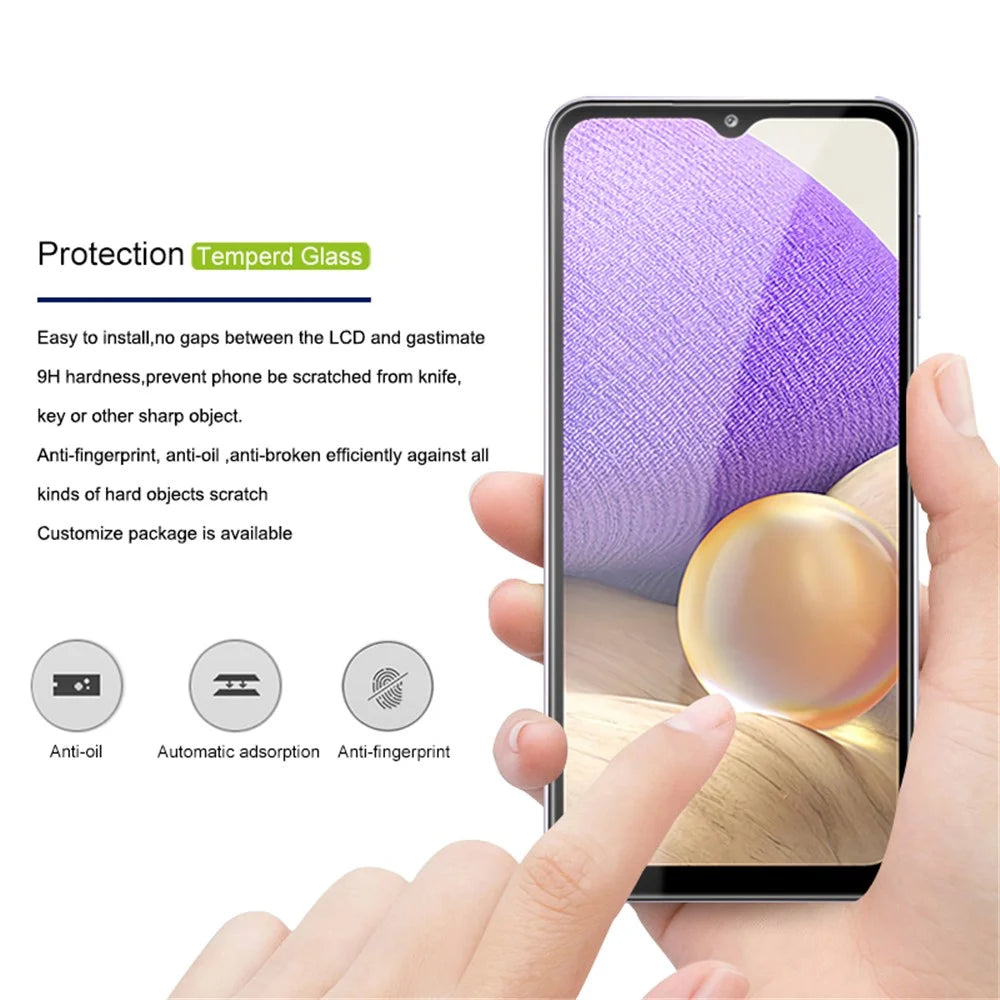 MOCOLO Anti-explosion Ultra Clear Tempered Glass Screen Protector for Samsung Galaxy A03s (164.2mm) - 2
