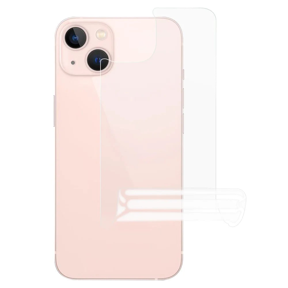 For iPhone 13 6.1 inch Clear HD Full Coverage Hydrogel Protective Film Transparent Soft TPU Back Protector - 1