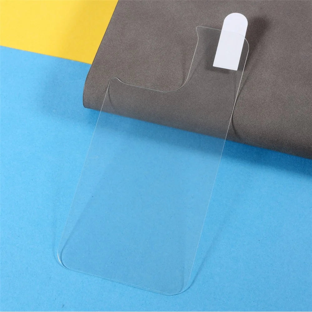0.25mm Arc Edges Ultra-Thin Explosion-Proof Perfect Adhesion 9H Tempered Glass Back Cover Protective Film for iPhone 13 Pro 6.1 inch - 3