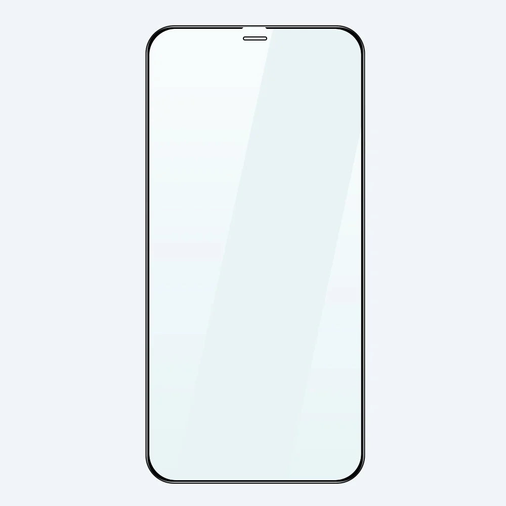 AMORUS 2Pcs Clear Full Glue Secondary Hardening Anti-explosion Silk Printing Full Size Tempered Glass Screen Protector for iPhone 11 6.1 inch - Black - 3