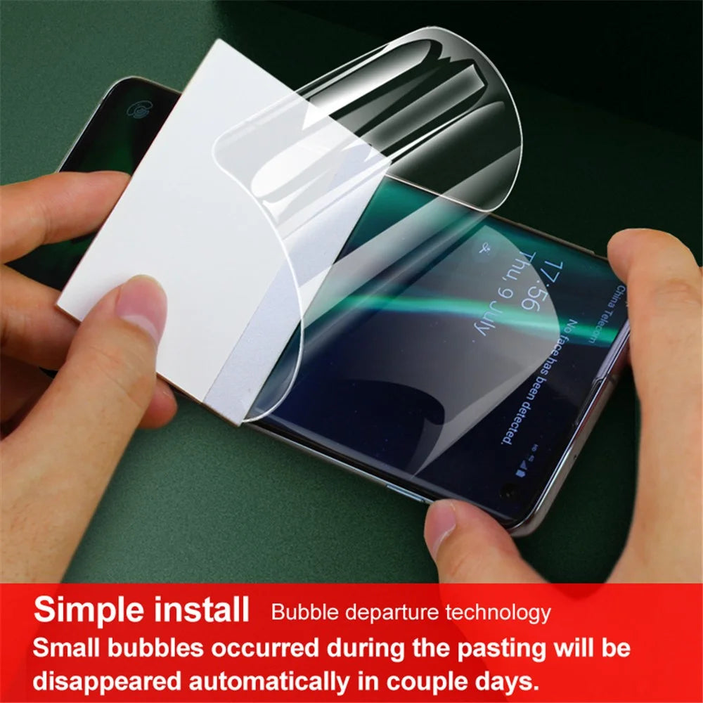 For iPhone 13 / 13 Pro / 14 IMAK 2Pcs / Set HD Transparent Hydrogel Protective Film III Full Coverage Soft TPU Back Protector - 6