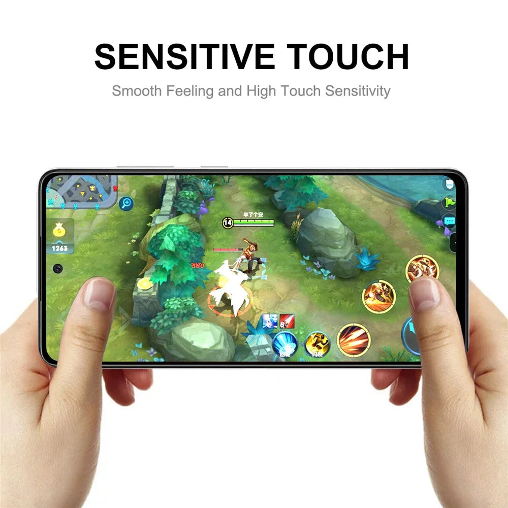 ENKAY HAT PRINCE 2Pcs / Set Full Coverage Anti-fingerprint HD Clarity Full Glue 6D Silk Printing Screen Protector for Samsung Galaxy A52 4G / 5G / A52s 5G - 7
