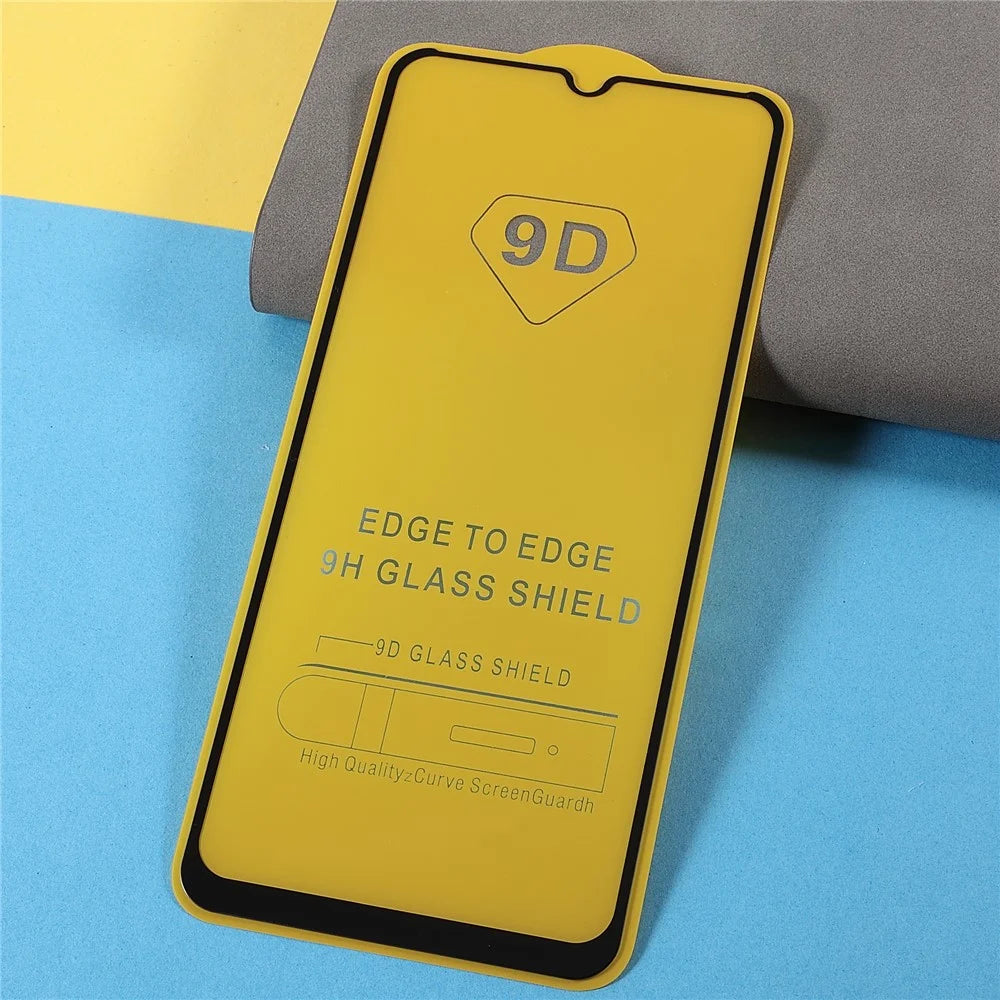 Full Screen Full Glue Solid Defense Silk Printing 9D Anti-explosion HD Clear Tempered Glass Film for Oppo A55 5G - 3