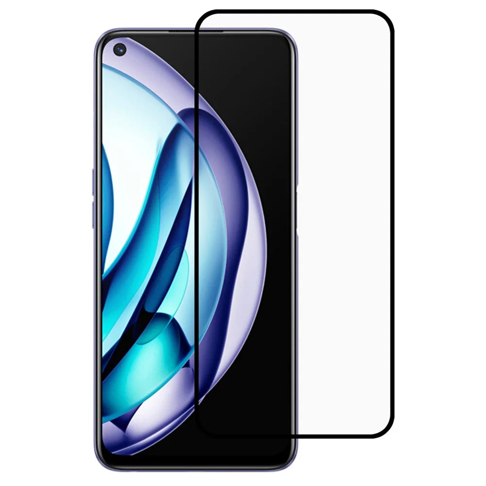 Silk Print PET + TPU Screen Protector Super Clear Bendable Full Glue Screen Film for Realme Q3s - 1